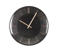 Beliani Traditional Wall Clock Daroca 34 Cm Black