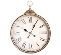 Beliani Traditional Wall Clock Gandia 40 Cm Gold