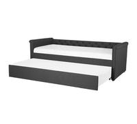 Trundle Bed Fabric LIBOURNE 80 x 200 cm (EU Small Single) Dark Grey