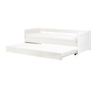 Beliani Trundle Bed Pine Wood Gravelines 90 X 200 Cm (Eu Single) White