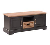 Beliani Tv Stand Garet Dark Grey
