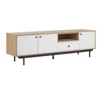 Beliani Tv Stand Itaca Brown/ White