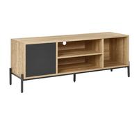 Beliani Tv Stand Moines Brown/ Black