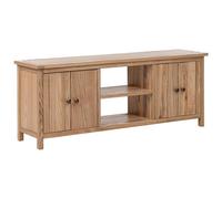 Beliani TV Stand SALTON Sassafras Wood Brown, Brown