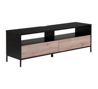 Beliani TV Stand SYDNEY Brown/ Black, Black