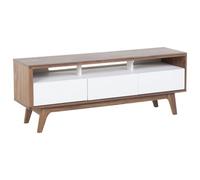 TV Stand SYRACUSE Brown/ White