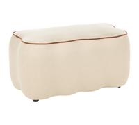 Beliani Upholstered Bench Juno Fabric Beige