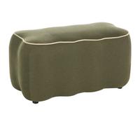 Beliani Upholstered Bench Juno Fabric Green