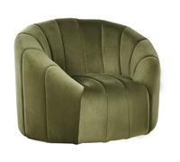 Armchair MALUNG Velvet Dark Green