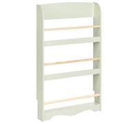 Beliani Wall Bookshelf Liloet 100 Cm Light Green