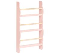 Beliani Wall Bookshelf RIGOLET 80 cm Pastel Pink, Pink