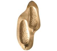 Beliani Wall Candle Holder PENICHE Metal 60 cm Gold, Gold