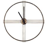 Beliani Ascona 64cm Gold Metal Wall Clock, Gold