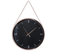 Wall Clock BEZAS 30 cm Black