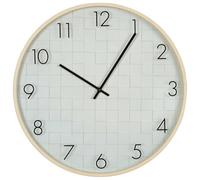 Beliani Wall Clock Creuse White