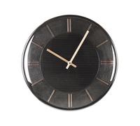 Beliani Wall Clock Daroca 34 Cm Black