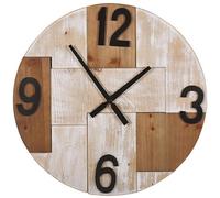 Beliani Wall Clock Michapan 60 cm Black, Black