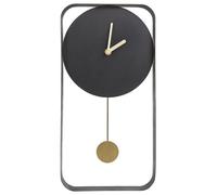 Beliani Wall Clock Servoz 21 Cm Metal Black