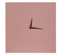 Beliani Wall Clock Tomar 40 Cm Metal Pink