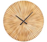 Beliani Wall Clock Vaigai 59 Cm Metal Gold