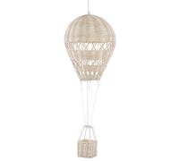 Beliani Wall Decor Balloon Bemba Rattan 60 Cm Natural