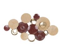 Beliani Wall Decor Bromine Metal 69 Cm Gold