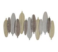 Wall Decor Feather ANTIMONY Metal 37 cm Silver