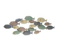 Beliani Wall Decor Fish Fermium Metal 47 Cm Multicolour