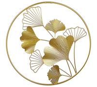 Beliani Wall Decor Flower BISMUTH Metal 45 cm Gold, Gold