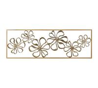 Beliani Wall Decor Flower Cerium Metal 31 Cm Gold