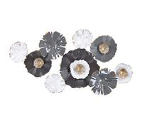 Wall Decor Flower POTASSIUM Metal 49 cm Grey