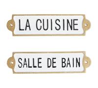 Beliani Wall Decor ISERE 6 cm White, White