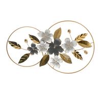 Wall Decor Leaf DYSPROSIUM 61 cm Metal Gold