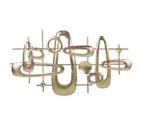 Wall Decor MANGANESE Metal 50 cm Gold
