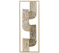 Beliani Wall Decor Thulium 75 Cm Metal Gold
