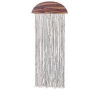 Wall Decor ZIKIRIA Poplar Wood 92 cm Dark Brown