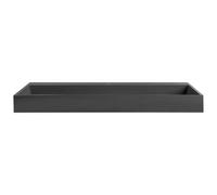 Wall Hung Basin QUENKO 1200 x 460 mm Mineral Cast Black