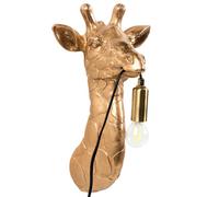 Beliani Wall Lamp Polyresin Gold Hand-Painted E14 Living Room Bedroom, Merlin