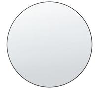 Beliani Wall Mirror Annemasse 80 Cm 80 Cm Metal Black