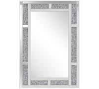 Beliani Wall Mirror Avrille 60 Cm 90 Cm Silver