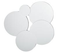 Beliani Wall Mirror Clais 82 Cm 80 Cm Silver