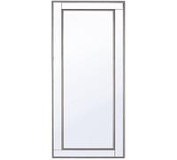 Beliani Wall Mirror Fenioux 50 Cm 130 Cm Silver