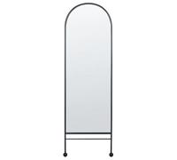 Wall Mirror JARNAGES 45 cm 145 cm Metal Black