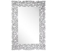 Beliani Wall Mirror Mernel 60 Cm 90 Cm Silver