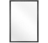 Beliani Wall Mirror Morlaix 60 Cm 90 Cm Black