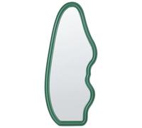 Beliani Wall Mirror Rocles 68 Cm 160 Cm Dark Green