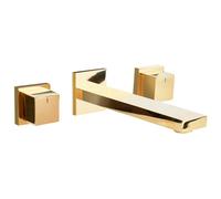 Wall Mounted Basin Mixer Tap PAILON Brass Gold