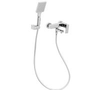 Wall Mounted Bath Shower Mixer Tap BALNEARIO Silver