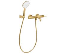 Wall Mounted Bath Shower Mixer Tap MELIQUINA Gold