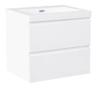 Beliani Wall Mounted Vanity Unit With Basin Cardiel White